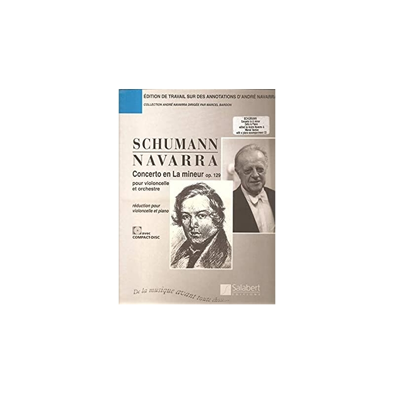 Schumann, Robert - Concerto Op.129 Violoncelle-Piano Cd Accomp