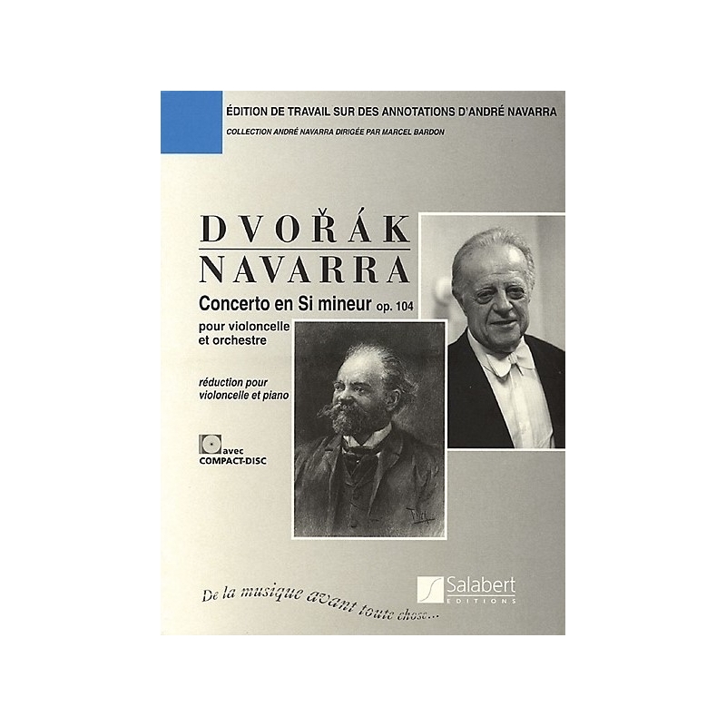 Dvořák, Antonín - Concerto Op.104 Violoncelle-Piano Avec Cd Accomp