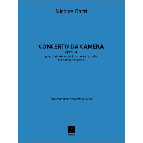 Bacri, Nicolas - Concerto...