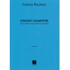 Poulenc, Francis - Concert Champetre Partition Clavecin Ou Piano Et