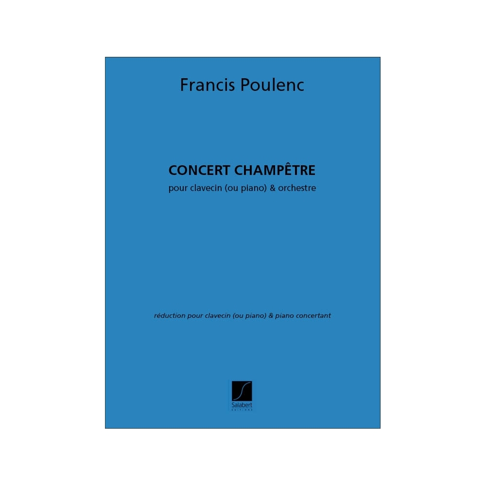 Poulenc, Francis - Concert Champetre 2 Pianos Reduction
