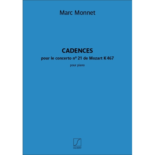 Monnet, Marc - Cadences du...