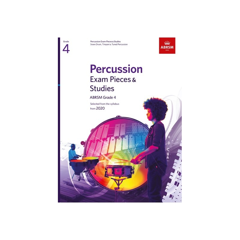 Percussion Exam Pieces & Studies, ABRSM Grade 4