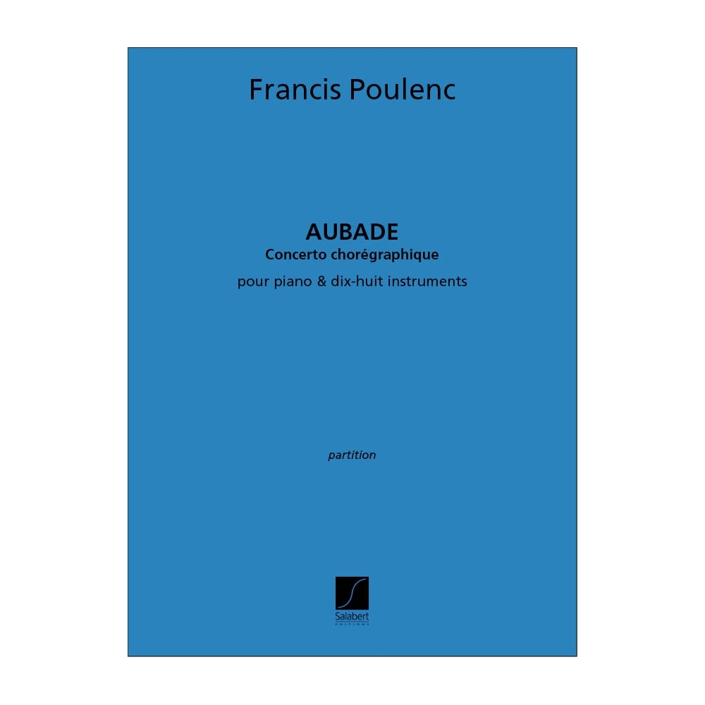 Poulenc, Francis - Aubade Concerto Pour Piano Et 18 Instruments