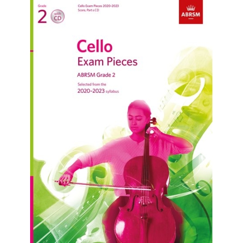 Cello Exam Pieces 2020-2023, ABRSM Grade 2, Score, Part & CD