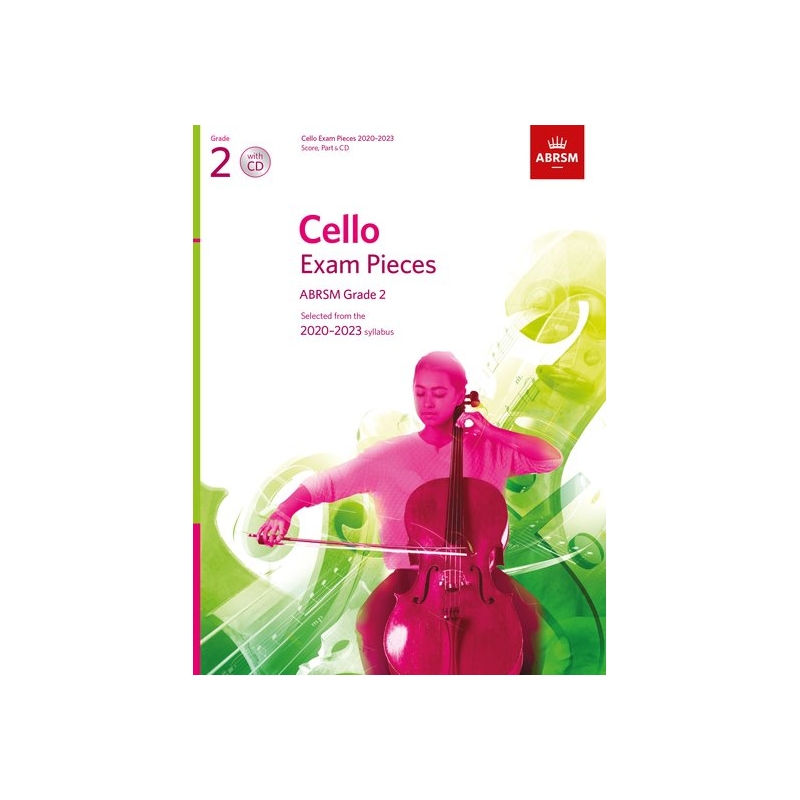 Cello Exam Pieces 2020-2023, ABRSM Grade 2, Score, Part & CD