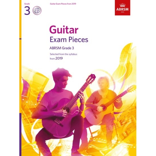 Guitar Exam Pieces from 2019, ABRSM Grade 3, with CD