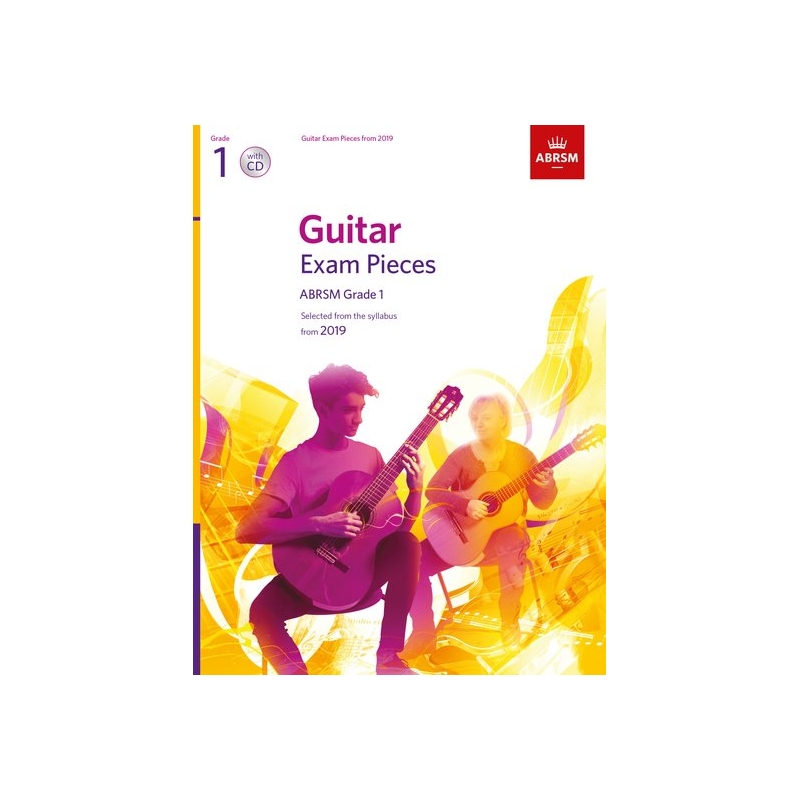 Guitar Exam Pieces from 2019, ABRSM Grade 1, with CD