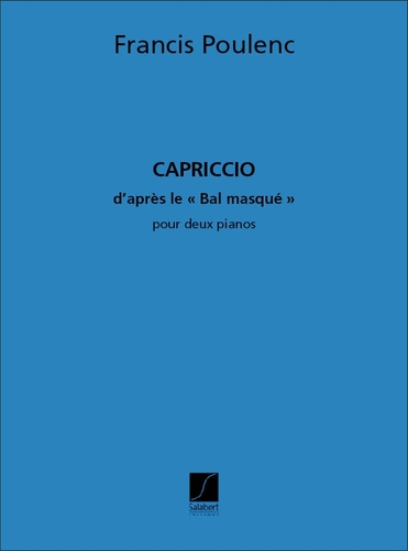 Poulenc, Francis - Capricciod'Apres Le Bal Masque2 Pianos Reduction