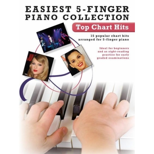 Easiest 5-Finger Piano Collection: Top Chart Hits