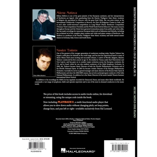 Beethoven, Ludwig - Concerto No. 5 in E-flat Major, Op. 73