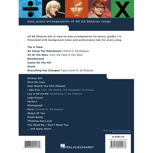 Really Easy Piano: 40 Ed Sheeran Songs