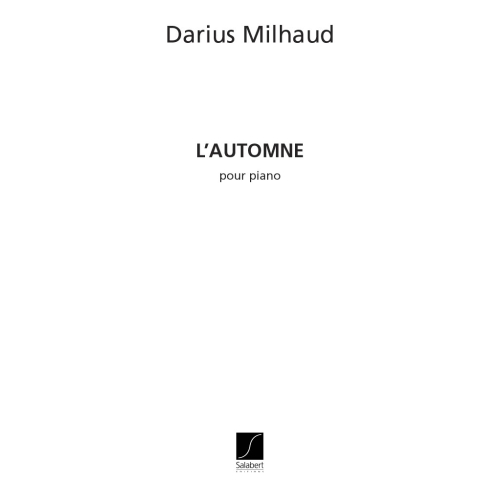 Milhaud, Darius - Automne