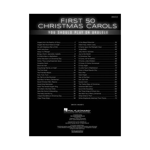 First 50 Christmas Carols You Should Play on Ukelele