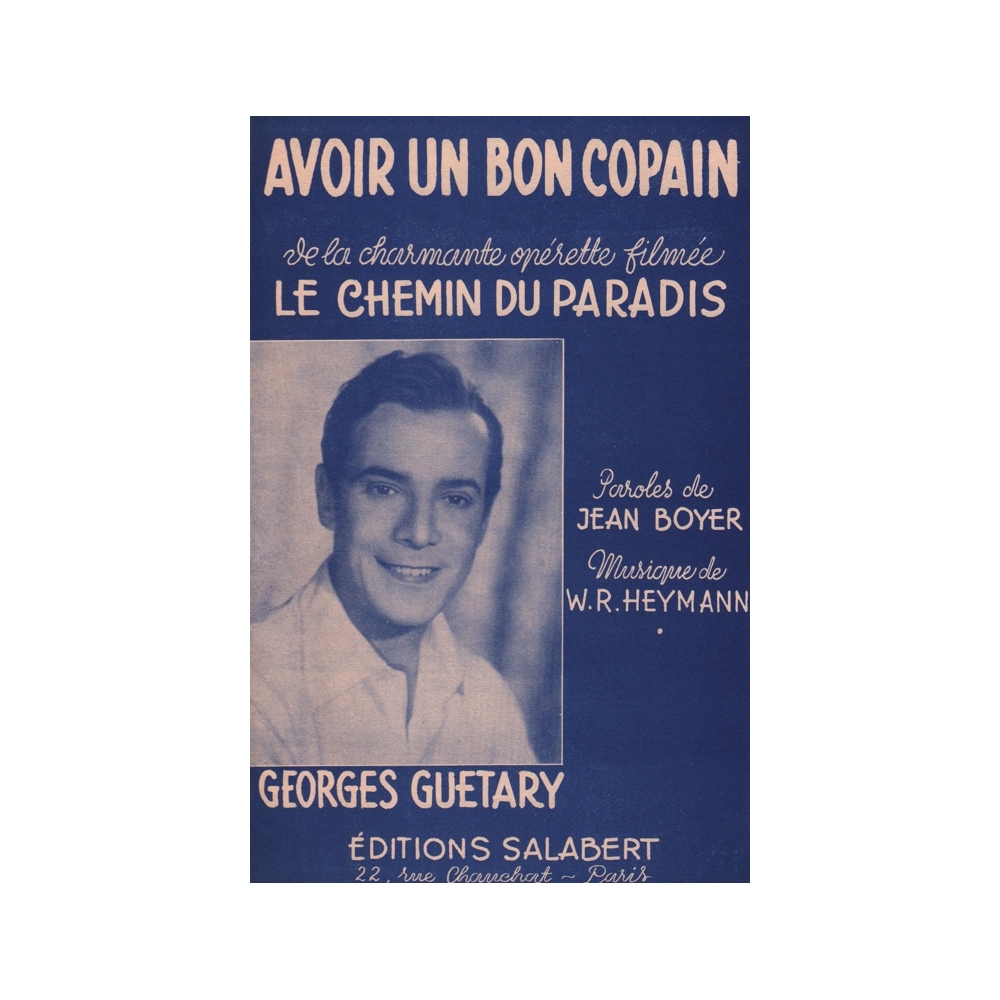 Heymann, Werner Richard - Avoir Un Bon Copain Varioustes (Cht-Pno
