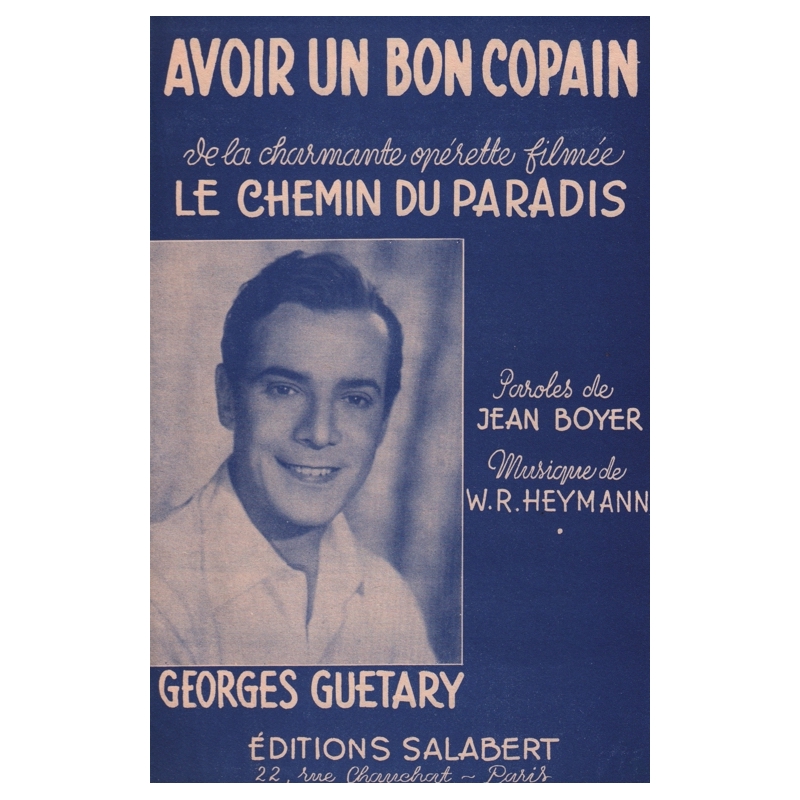 Heymann, Werner Richard - Avoir Un Bon Copain Varioustes (Cht-Pno