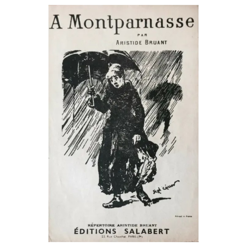 Bruant, Aristide - A Montparnasse Varioustes (Cht-Pno