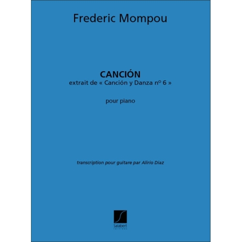 Mompou, Frederic - Cancion...