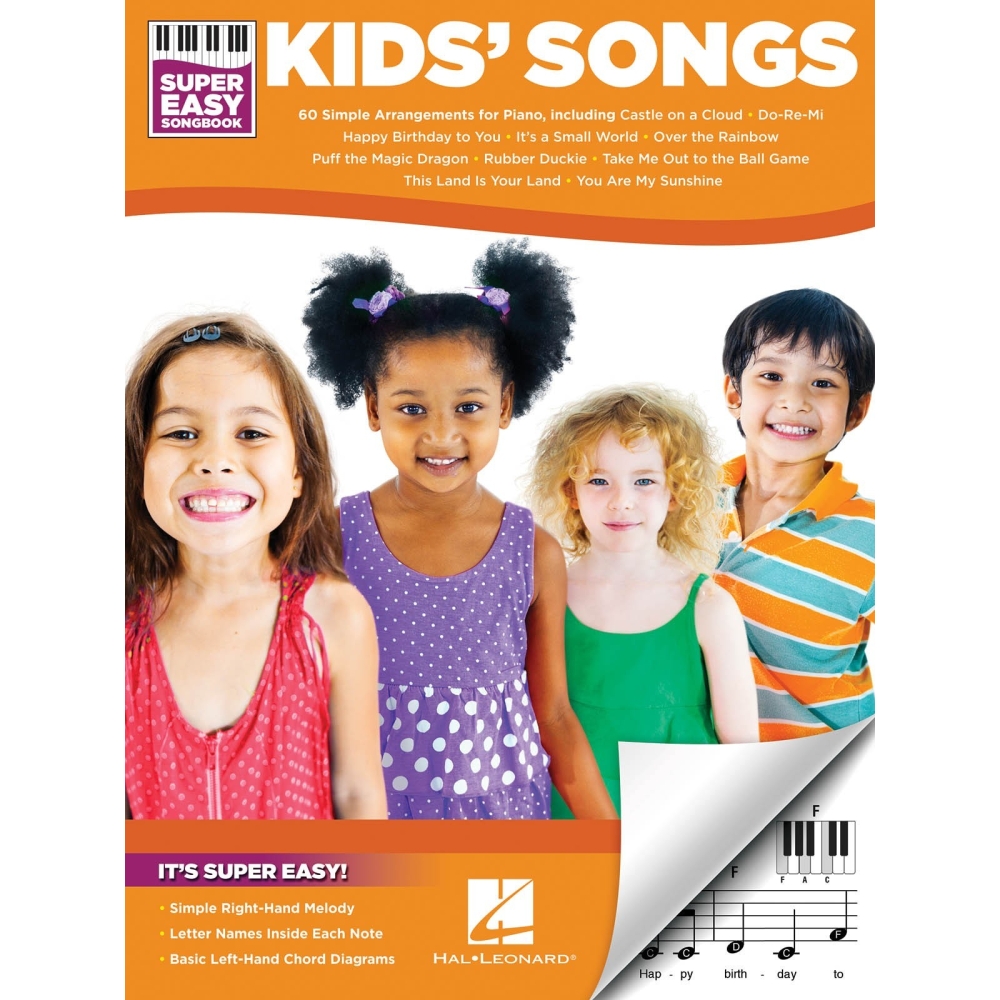 Kids' Songs - Super Easy Songbook for Piano