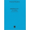 Poulenc, Francis - Bagatelle N 1 En Re Mineur Violon-Piano