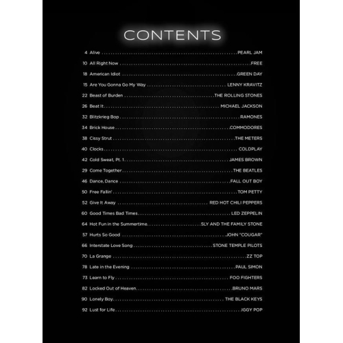 First 50 Songs