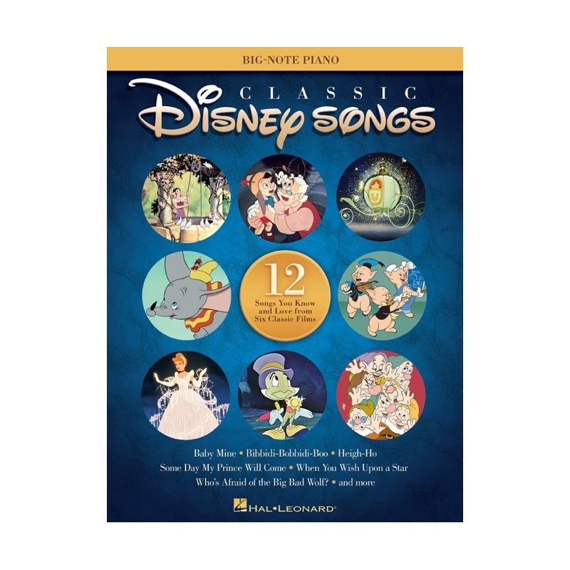 Classic Disney Songs (Big Note Piano)