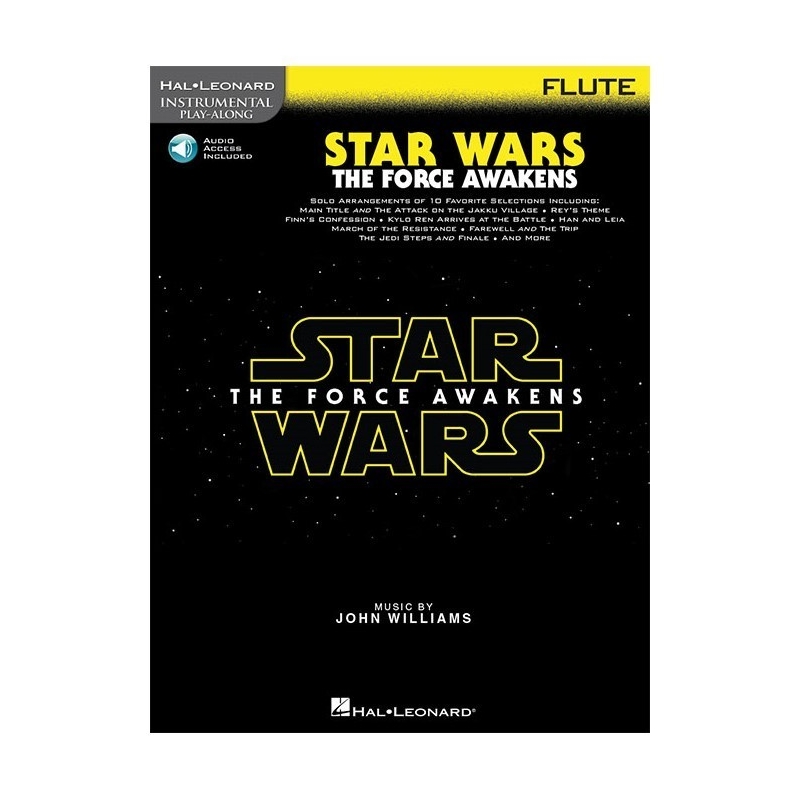 Williams, John - Star Wars: The Force Awakens for Flute (Play-Along)