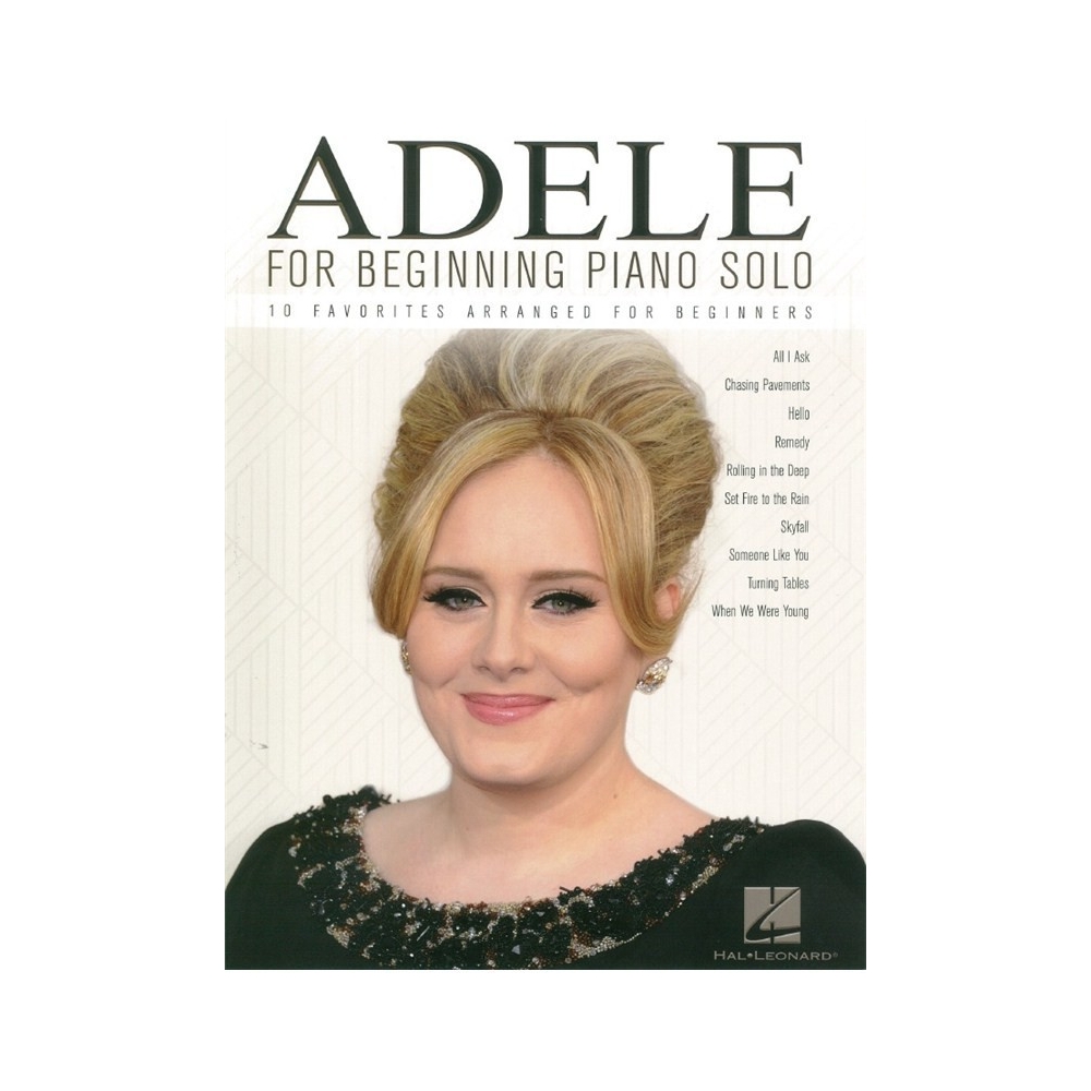 Adele For Beginning Piano Solo