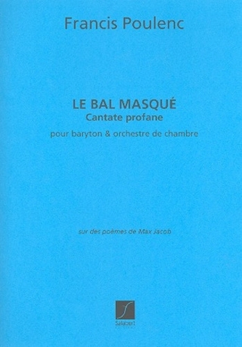 Poulenc, Francis - Bal Masque Orchestre Partition