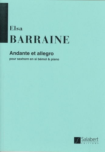 Barraine, Elsa - Andante et Allegro