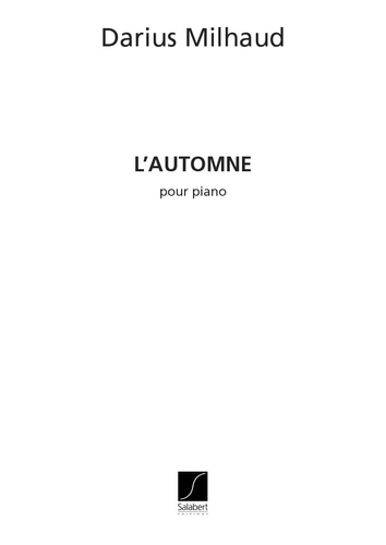 Milhaud, Darius - Automne