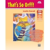 Kamradt, Jennifer - That's So Orff!