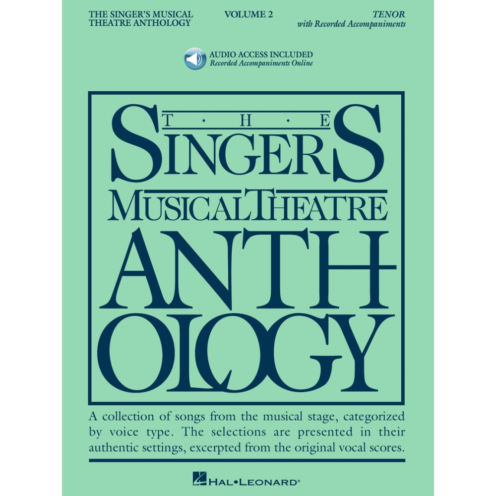 Singer's Musical Theatre Anthology – Volume 2 (Tenor) with audio