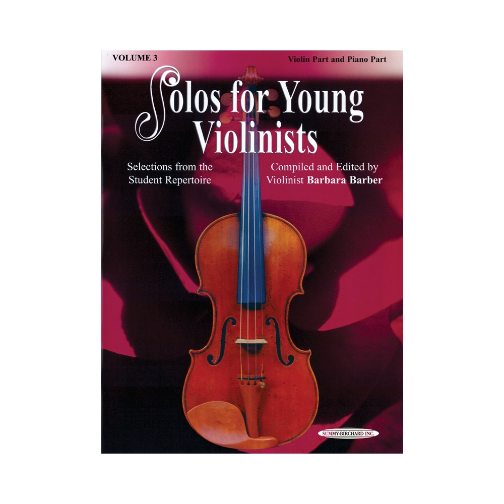 Solos for Young Violinists Violin Part and Piano Acc., Volume 3