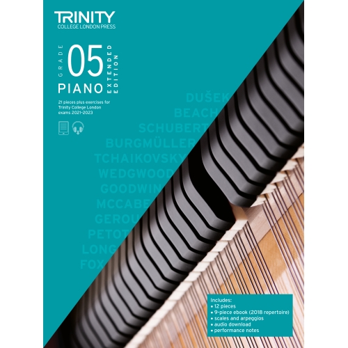 Trinity - Piano 2021-2023. Grade 5 (extended ed)