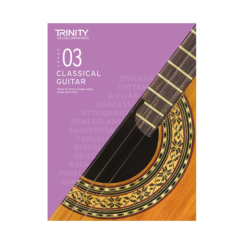 Trinity - Classical Guitar 2020-2023. Grade 3