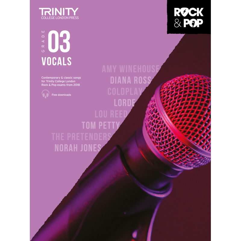 Trinity - Rock & Pop 2018 Vocals Grade 3
