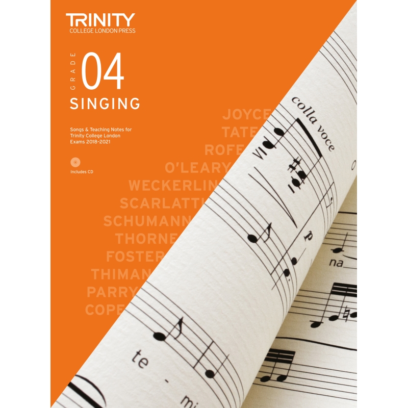 Trinity - Singing Grade 4 2018-2021 (with CD)
