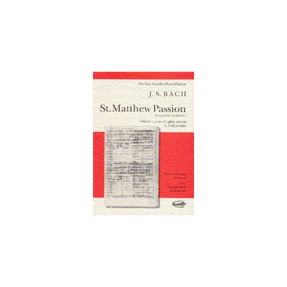 Bach, J S - St. Matthew Passion (Vocal Score)