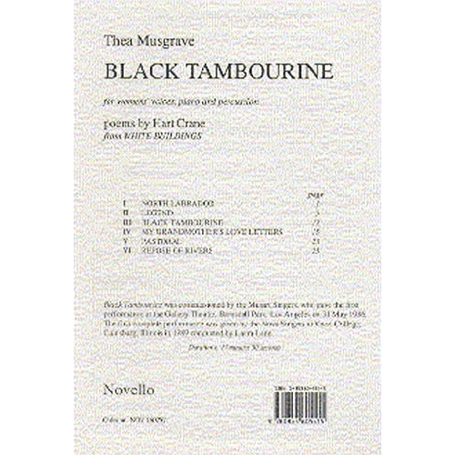 Musgrave: Black Tambourine