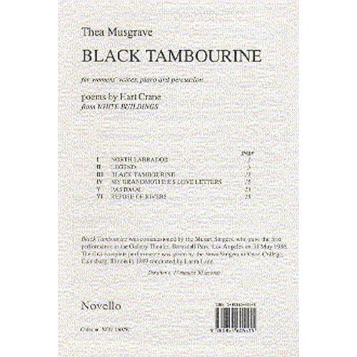 Musgrave, Thea - Black...