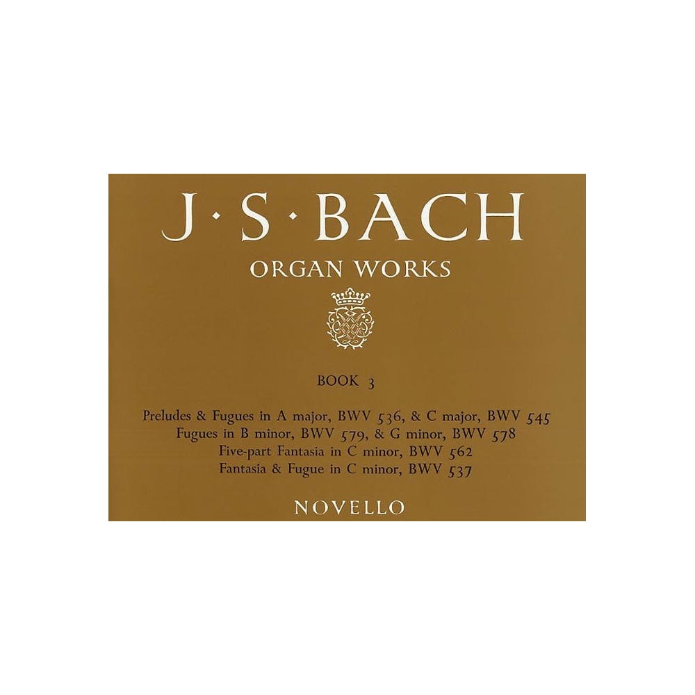 Bach, J.S - Organ Works Book 3