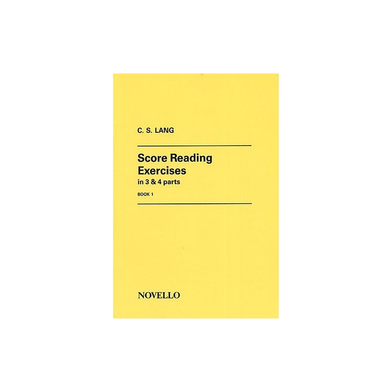 C.S. Lang: Score Reading Exercises Book 1