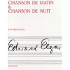 Elgar, Edward -  Chanson De Matin And Chanson De Nuit For Violin And Piano