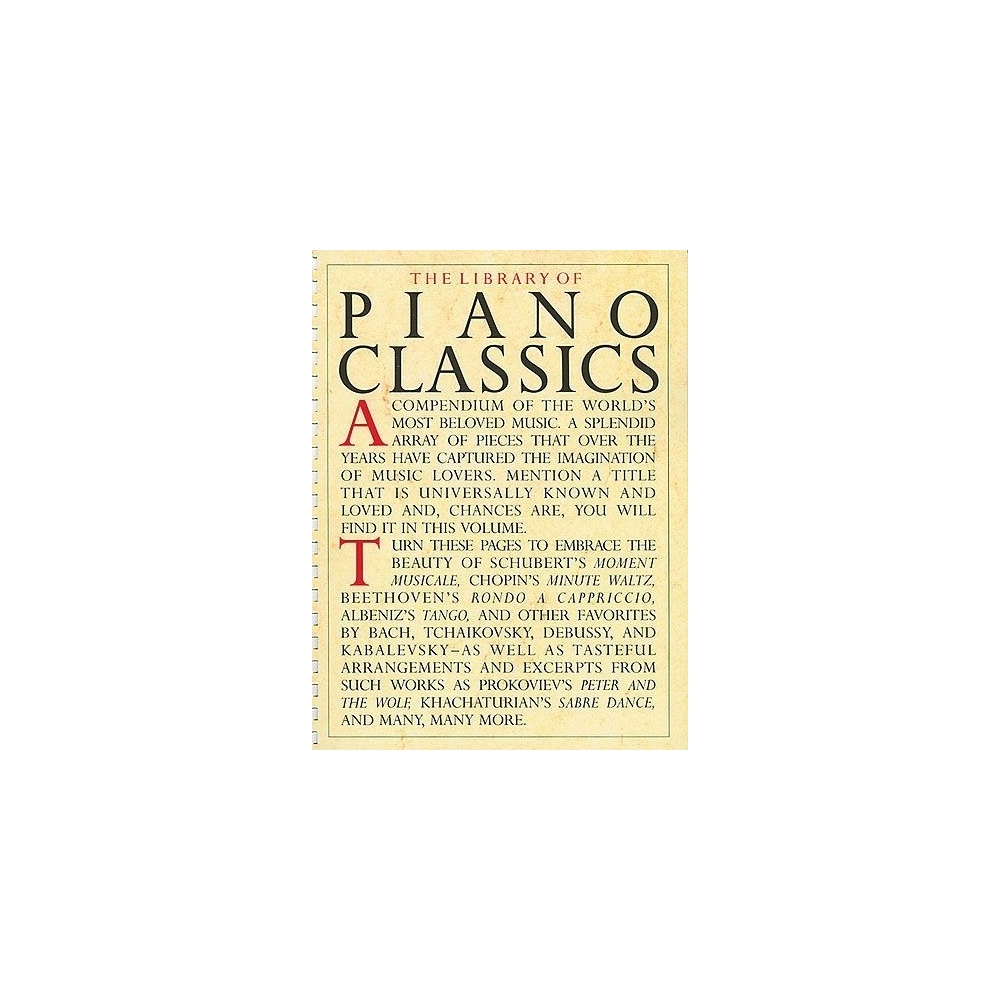Library of Piano Classics