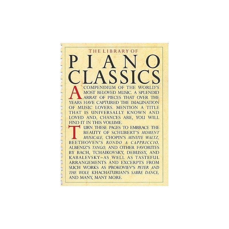 The Library Of Piano Classics