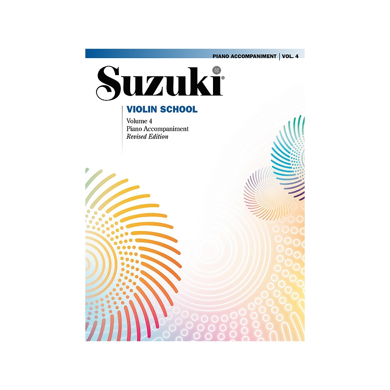 Suzuki Violin School 4 - Piano Acc. (Revised)