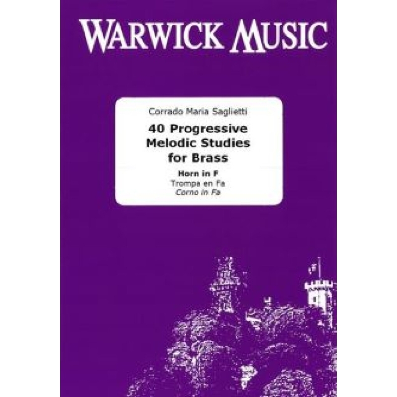 Saglietti, Corrado Maria - 40 Progressive Melodic Studies for Brass
