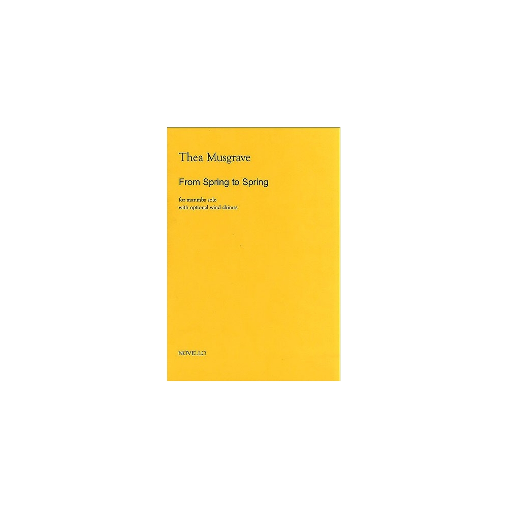 Musgrave, Thea - From Spring To Spring for Solo Marimba