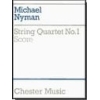 Nyman, Michael - String Quartet No. 1 Score
